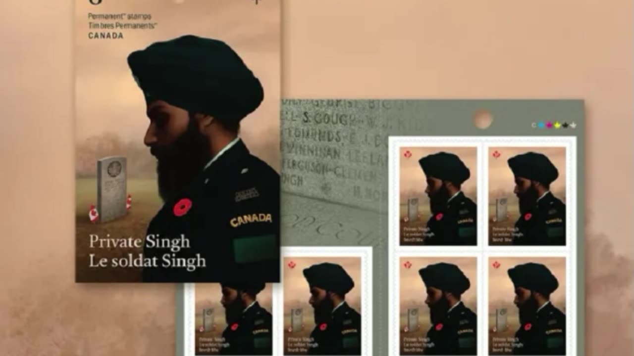 ਸਿੱਖ ਫ਼ੌਜੀਆਂ ਦੀ ਕੁਰਬਾਨੀ ਨੂੰ ਸਮਰਪਤ ਕੈਨੇਡਾ ਸਰਕਾਰ ਵੱਲੋਂ ਡਾਕ ਟਿਕਟ ਜਾਰੀ