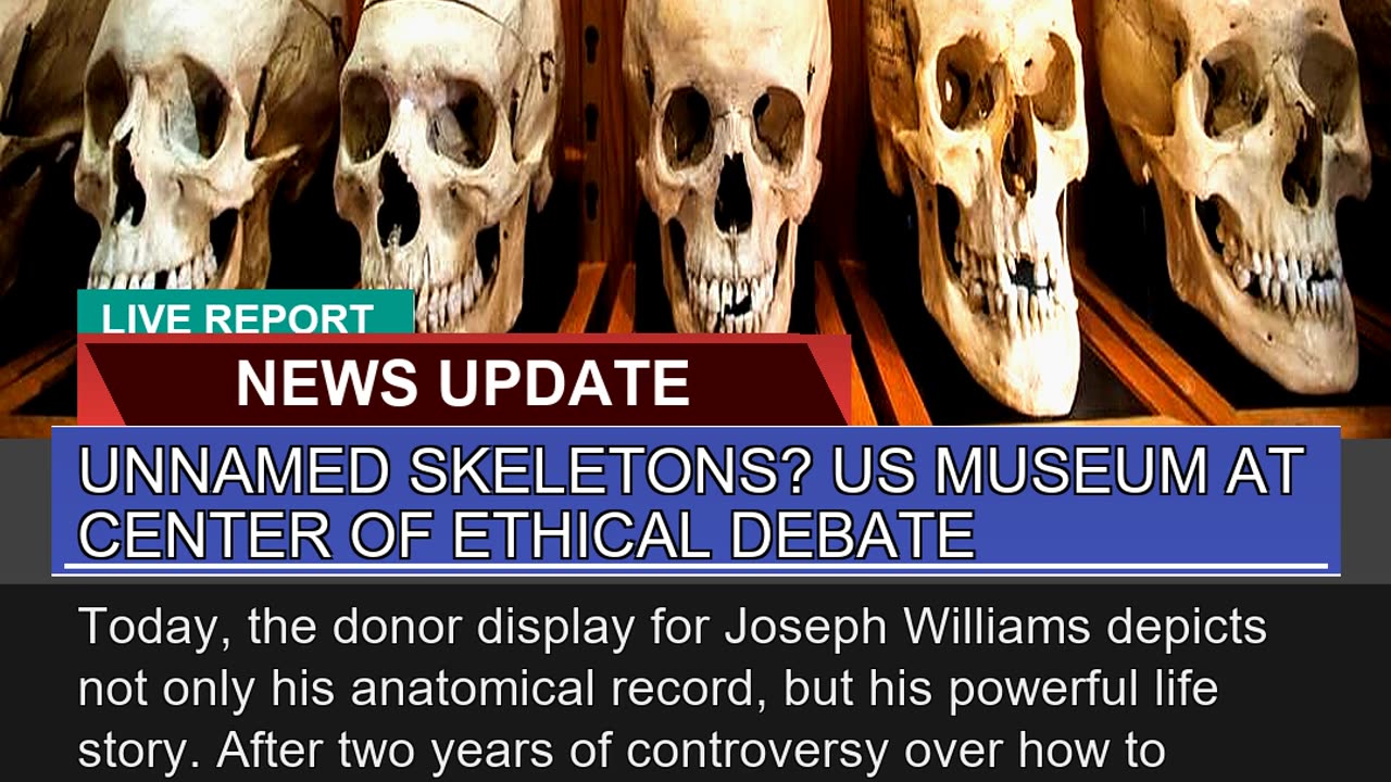 Unnamed Skeletons US Museum at Center of Ethical