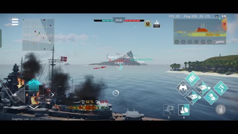 Tripitz gameplay - war thunder German ship