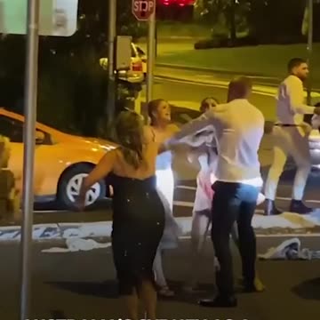 Viral: Sydney Wedding Reception Turns into a Street Fight | Caught on Camera