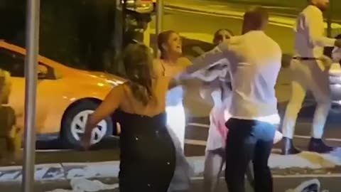 Viral: Sydney Wedding Reception Turns into a Street Fight | Caught on Camera