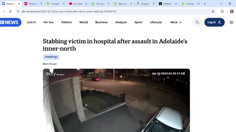 Are Adelaide stabbing and fatality at RAC Arena in Perth both part of Operation Crazy Cooker?