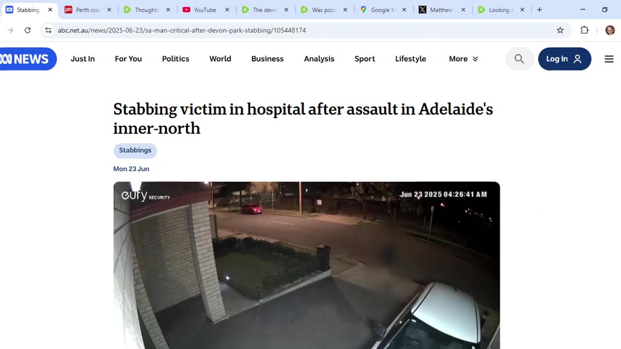 Are Adelaide stabbing and fatality at RAC Arena in Perth both part of Operation Crazy Cooker?