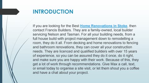 Best Home Renovations in Stoke