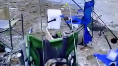 Fish Hide from 30 Fishermen on Other Side