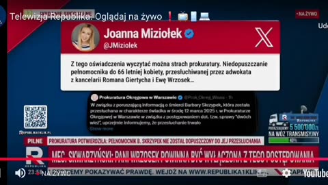 ‼️Każdy człowiek ma prawo do posiadania profesjonalnego pełnomocnika-mówi