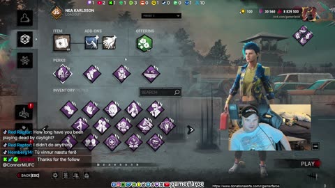 playing dead by daylight already in red grade 1 survivior