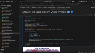 Create Beautiful Fish Scale Patterns with Python