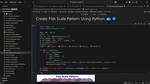Create Beautiful Fish Scale Patterns with Python