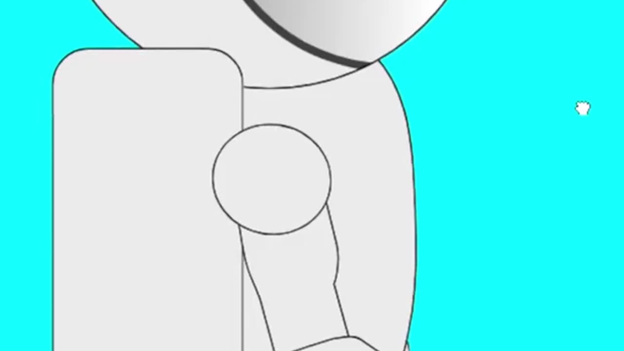 Astronaut drawing - Gravit Designer