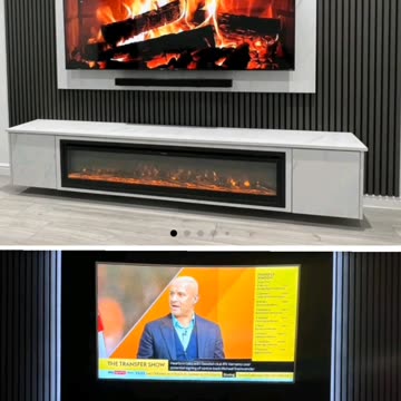 Check out this modern Electric Fire Unit—the perfect addition to your home!