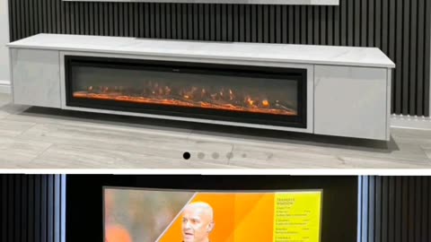 Check out this modern Electric Fire Unit—the perfect addition to your home!