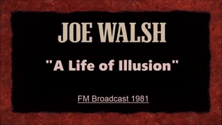 Joe Walsh - A Life Of Illusion (Live in Dallas, Texas July 10, 1981) FM Broadcast