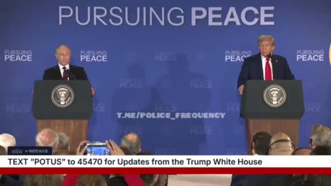 Trump Participates in a Press Conference with Putin