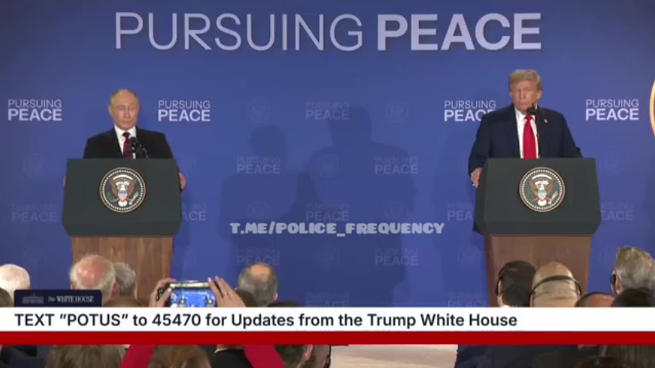 Trump Participates in a Press Conference with Putin