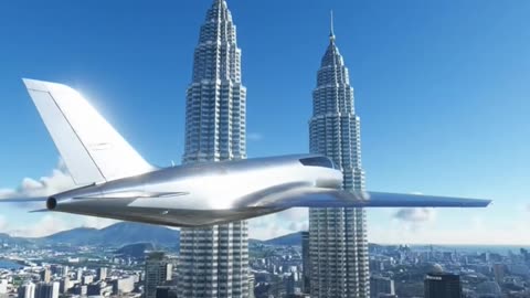 #Tesla #CyberJET Beside Petronas #Flying #AeroArduino