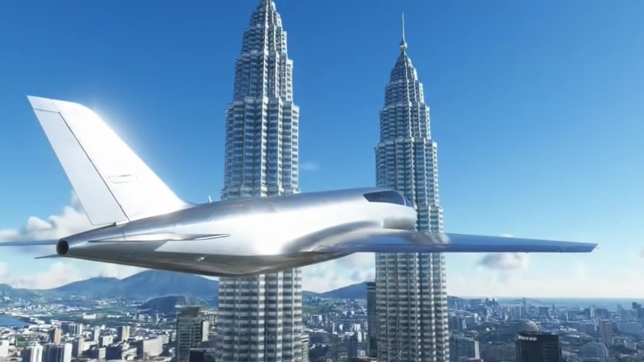 #Tesla #CyberJET Beside Petronas #Flying #AeroArduino