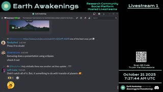 Earth Awakenings - Livestream 1 - #4096 - Live on Rumble/Youtube/X-Twitter/Twitch