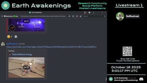 Earth Awakenings - Livestream 1 - #4091 - Live on Rumble/Youtube/X-Twitter/Twitch