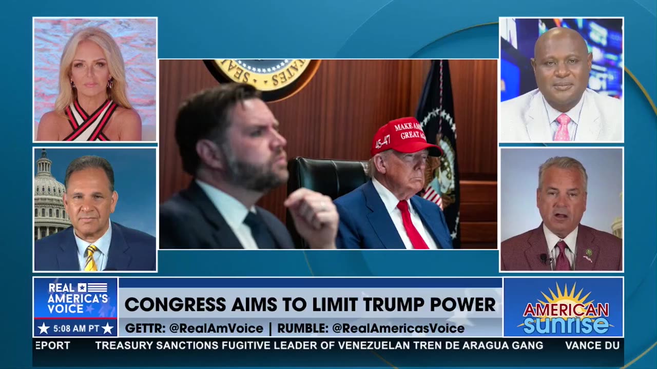 CONGRESS AIMS TO LIMIT TRUMP'S POWER