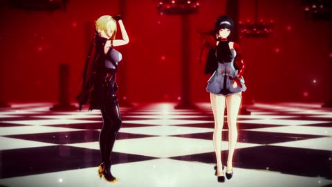 Evelyn and Astra - Zenless Zone Zero MMD / LAYSHA - Chocolate Cream