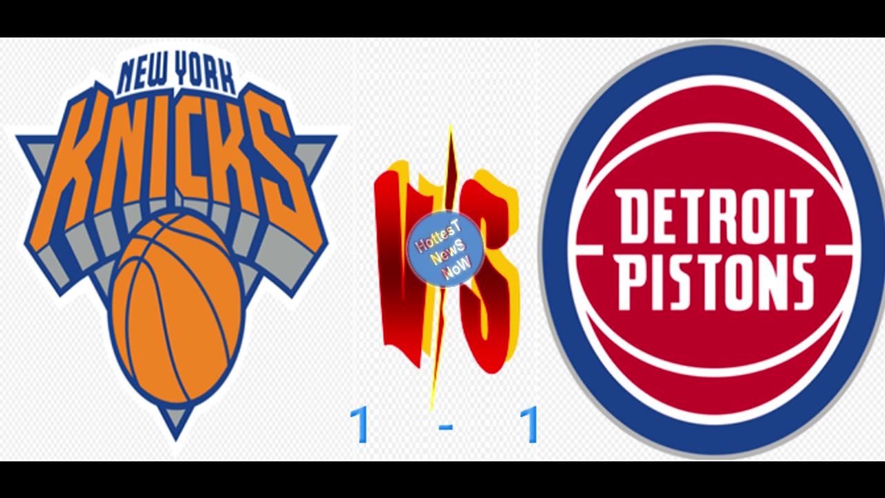 Pistons tied series with Knicks