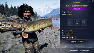 Legendary Fish Kalle Paul the Dominator COTW The Angler Trollspret Nature Reserve 18 September 2025