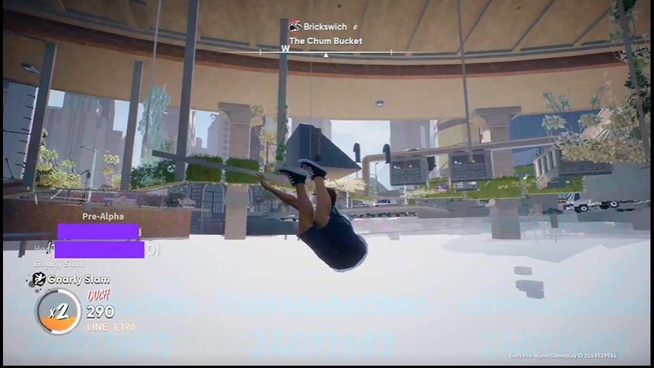 skate. glitching under the map in pre-alpha