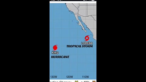 TROPICAL STORM LORENA STRENGTHENING TO BECOME A HURRICANE