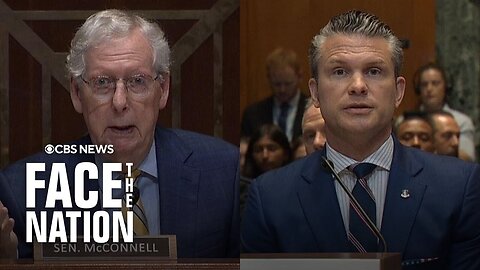 McConnell asks Hegseth about support, aid to Ukraine at Senate hearing