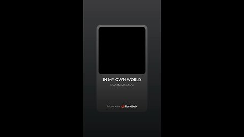 IN MY OWN WORLD (Official Audio)