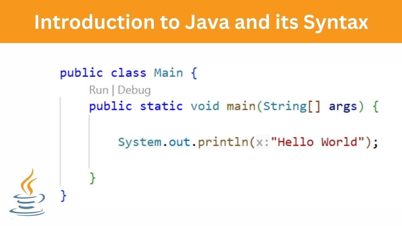 Introduction to Java and its Syntax | Java