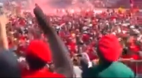 SOUTH AFRICA STADIUM MONKEY'S CHANT "KILL WHITE PEOPLE" ☠️