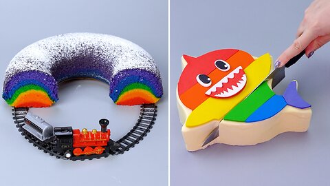 DIY Homemade Fantastic Ice Cream Cake Decorating Ideas #shorts #cake #satisfying #diy #homemade