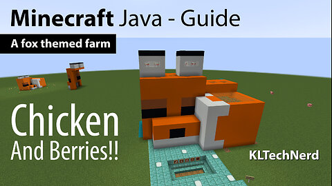 A fox themed food farm - Minecraft Tour