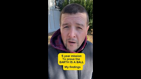Five year mission to prove science is correct about the heliocentric model