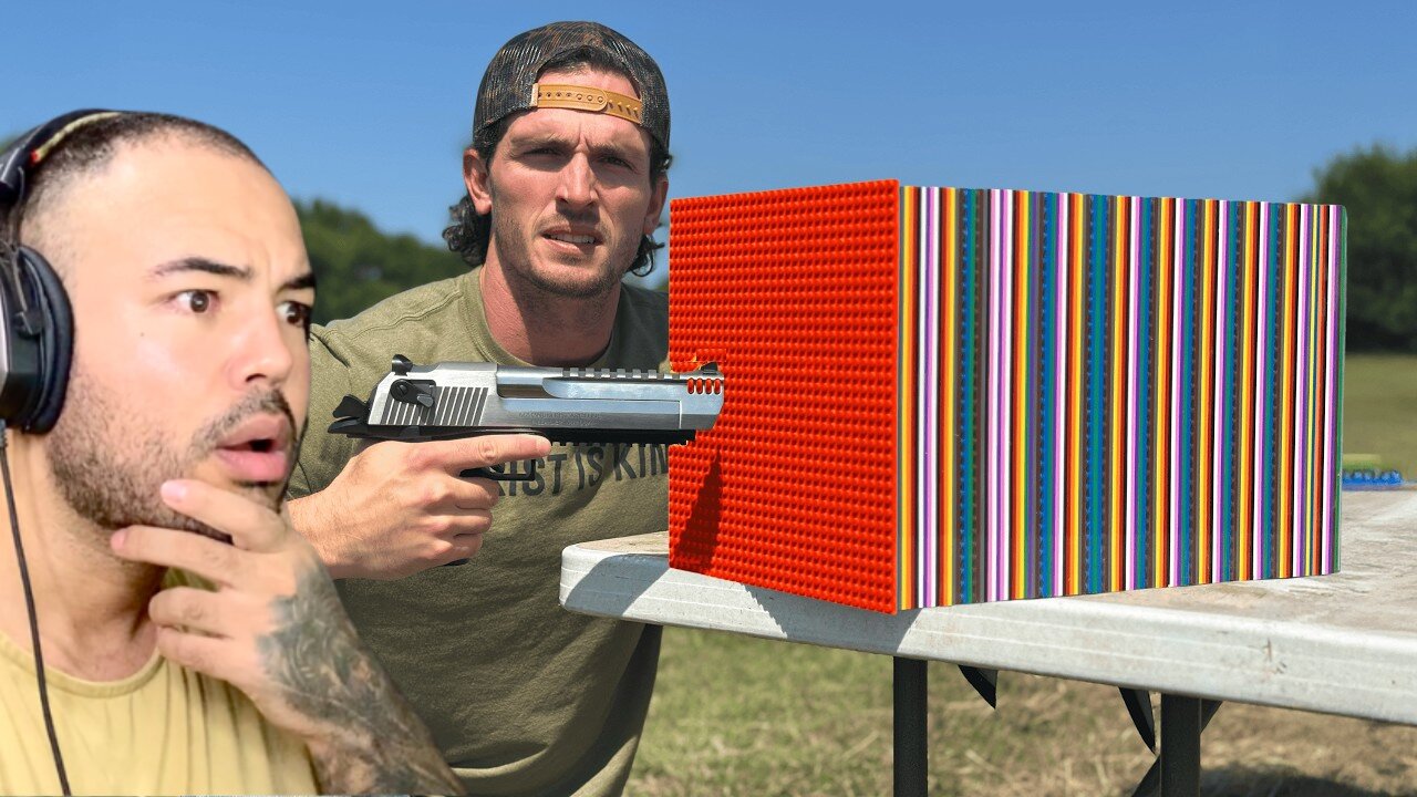 Kalkazian reacts Yee Yee Life | How Many Legos Does it Take to Stop a 50 Cal Sniper Rifle