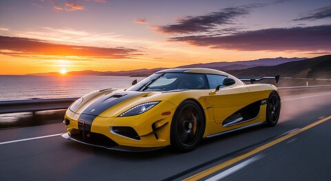 Koenigsegg Agera RS Driving on the Road