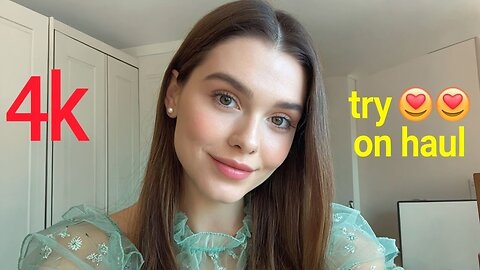 4k sheer transparent dress try on haul | see through/transparent | bikini & try on haul 2025