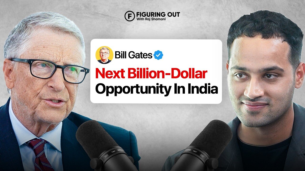 Bill Gates on India, Billion-Dollar Business Opportunities, PM Modi & Children | FO335 Raj Shamani