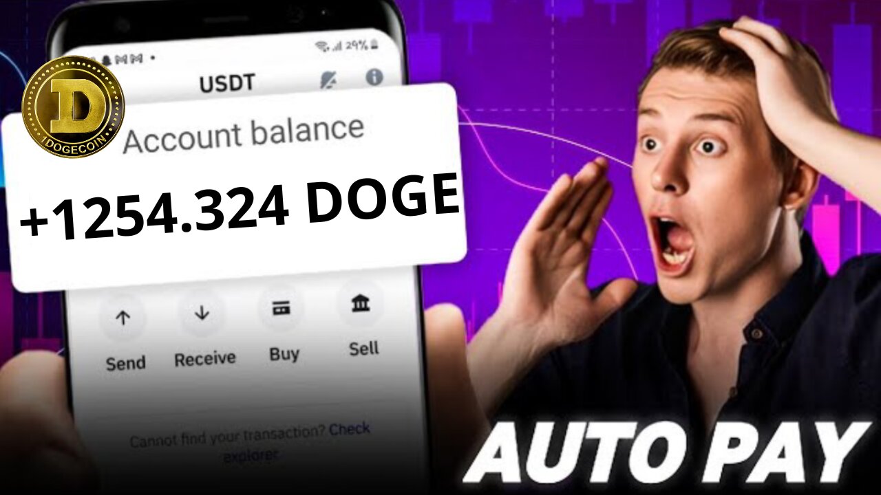 Live Withdrawal of 140 DOGE On Free DOGE COIN Money site 2025🤑