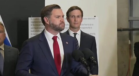 JD Vance in Israel to Media: Stop Rooting For Failure