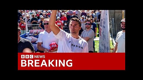 US right-wing influencer Charlie Kirk shot dead on Utah campus - gunman at large | BBC News