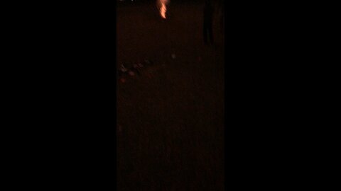 Christmas fireworks at dads