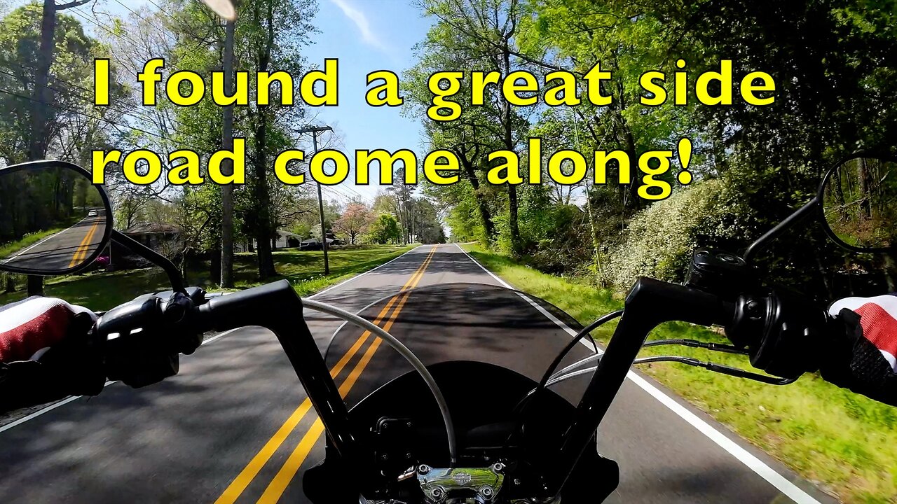 I found a great side road come along!