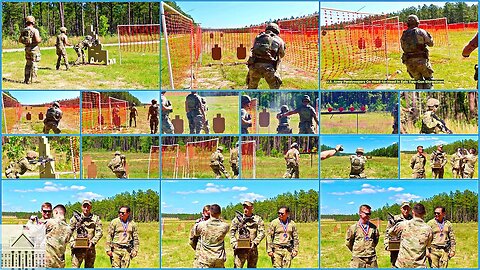 US Army Paratroopers Face Off in Two-Gun Competition at All American Week 2024.