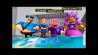 WATER MODE! UPDATE BARRY'S PRISON RUN! And BECOME GRUMPY GRAN, SIREN COP, ANI-TRON Barry #Obby
