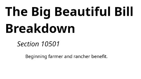 New Farmer & Rancher Benefit Increase