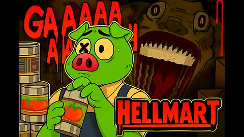 PREMIUM TIME checking out a new indie game (Hellmart) (Road to 600 Followers)