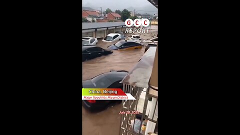 #China #flood #Beijing #Miyun #disaster #destruction #anomaly #weather #climatechange 🇨🇳